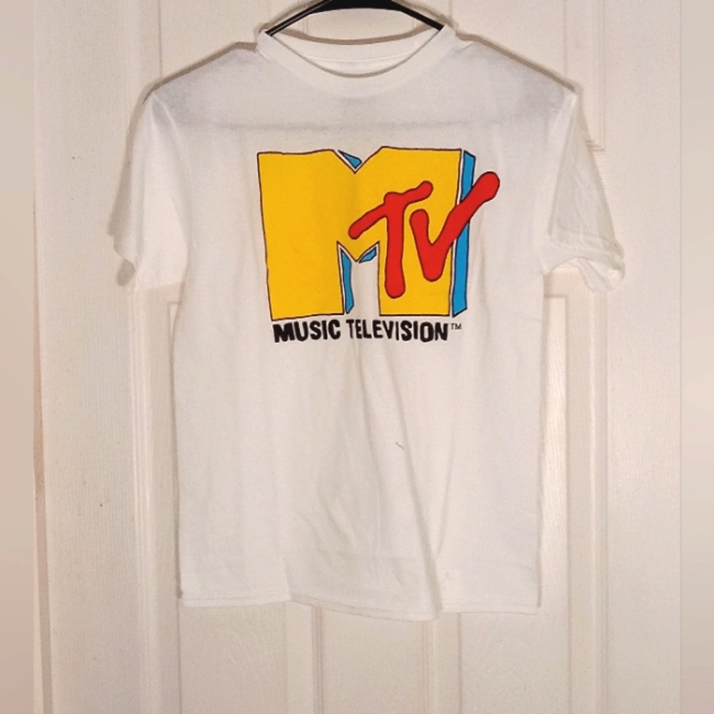 MTV graphic T-shirt Youth Large (10-12) Cotton